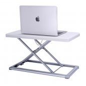 Rocelco PDR 19-Inch Portable Desk Riser WHITE