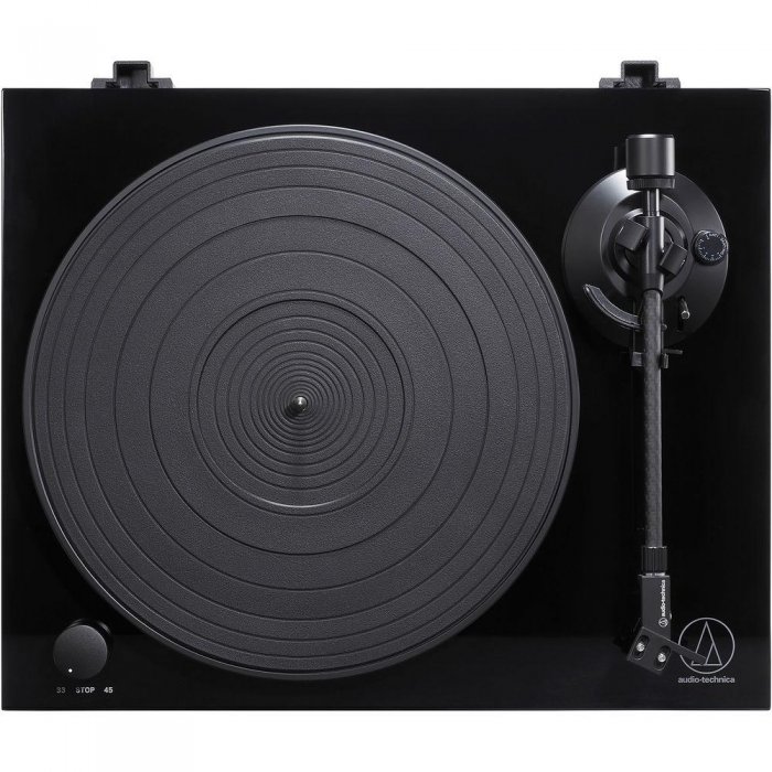 Audio Technica AT-LPW50PB Fully Manual Belt-Drive Turntable PIANO BLACK - Click Image to Close