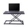 Rocelco PDR 19-Inch Portable Desk Riser BLACK