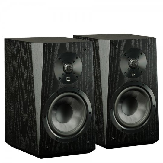 SVS Ultra Bookshelf Reference-Grade 6.5" 2-way Bookshelf Monitors BLACK OAK (Pair) - Open