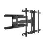 Kanto PDX650 Full Motion Wall Mount for 37-75 inch Displays BLACK