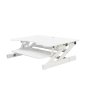 Rocelco EADR Sit-To-Stand 37-Inch Adjustable Desk Riser WHITE