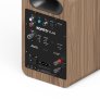 Kanto Living YU4 2nd Gen (2nd Gen) 160 W Powered Speakers System with Bluetooth 5.3 Phono Preamp USB-C WALNUT