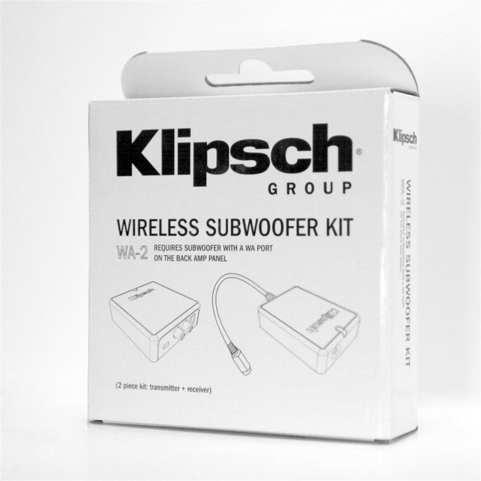 Klipsch WA-2 Wireless Plug ‘n Play Subwoofer Kit - Click Image to Close