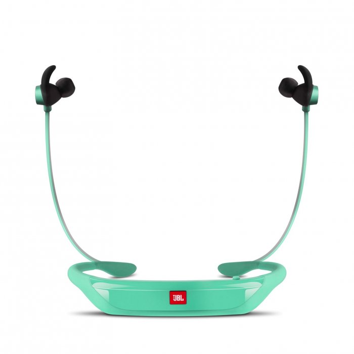 JBL Reflect Response Wireless Touch Control Sport Headphones TEAL - Click Image to Close