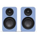 Kanto Living YU4 Passive 2nd Gen Passive Bookshelf Speakers with 1” Silk Dome Tweeter and 4” Abaca-Reinforced Woofer ICE BLUE