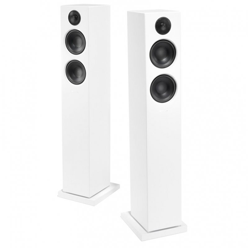 Audio Pro Addon T20 Wireless Bluetooth Main Floorstanding Powered Speakers (Pair) WHITE