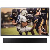 Samsung QN65LST7TAFXZC 65-Inch The Terrace Outdoor TV + Soundbar BUNDLE