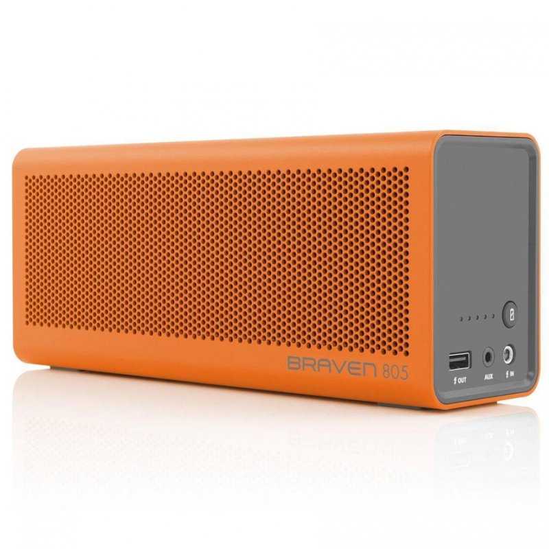 Braven 805 Wireless HD Bluetooth Speaker ORANGE
