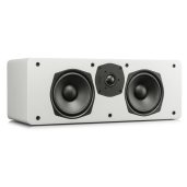 SVS SCS-01 Two Way Center Channel Speaker Dual 5.25 Inch Woofers ClearSilk Tweeter (Single) CREAM WHITE