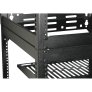 Sanus CFR1620 35-Inch Tall AV Rack 20U Stackable Skeleton Rack BLACK