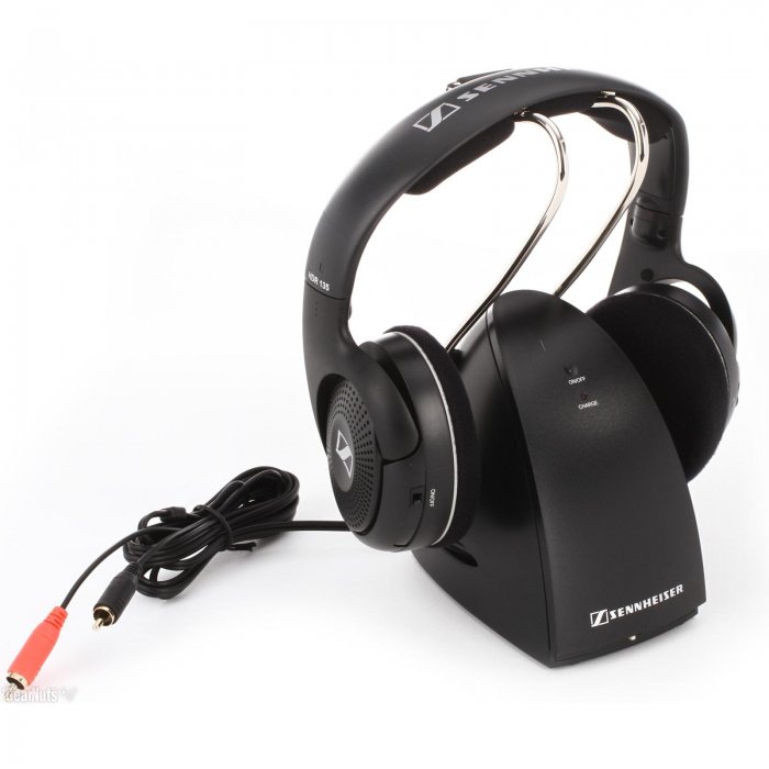 Sennheiser RS 135 900MHz Open-Aire™ RF Headphone System with Integrated Charging Stand - Click Image to Close