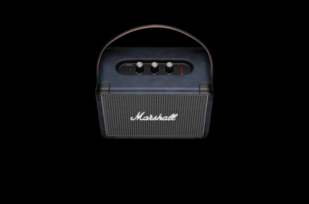 Description image for Marshall Kilburn II Portable Bluetooth Speaker BLACK/BRASS
