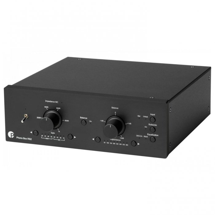 Pro-Ject PHONO BOX RS2 Reference-Class Phono Preamplifier BLACK - Click Image to Close