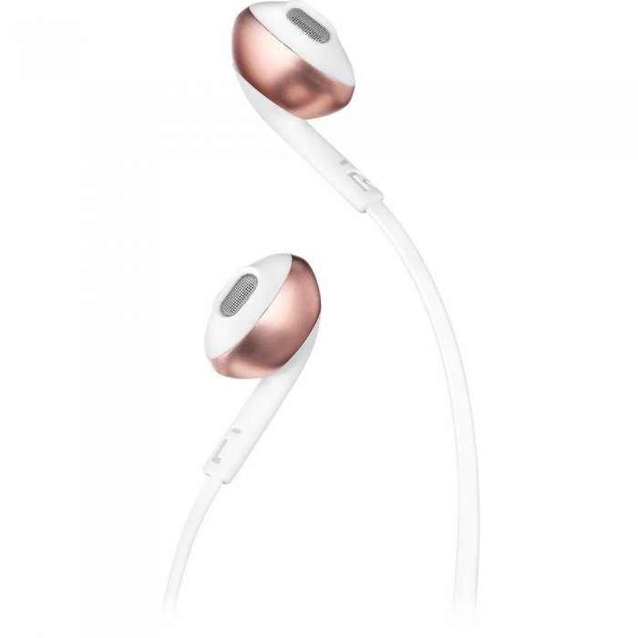 JBL Tune 205BT Wireless Bluetooth Earbud Headphones ROSE GOLD - Click Image to Close