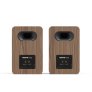 Kanto Living YU6 Passive 2nd Gen Passive Bookshelf Speakers with 1” Silk Dome Tweeter and 5.25” Abaca-Reinforced Woofer WALNUT
