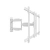 Kanto PS350W Full Motion Articulating Mount 37-60 Inch TV's WHITE
