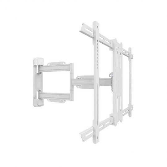 Kanto PS350W Full Motion Articulating Mount 37-60 Inch TV's WHITE