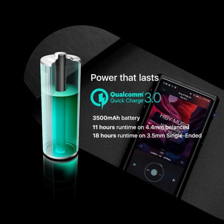 Description image for HiBy R5 High-Resolution Lossless Music Player ALLOY BLACK