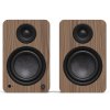 Kanto Living YU6 2nd Gen (2nd Gen) 200 W Powered Speakers System with Bluetooth 5.3 Phono Preamp USB-C WALNUT