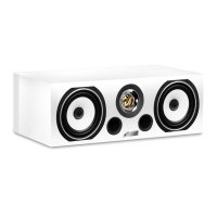 Triangle Voce EZ 3-Way Center Channel Speaker WHITE GLOSS
