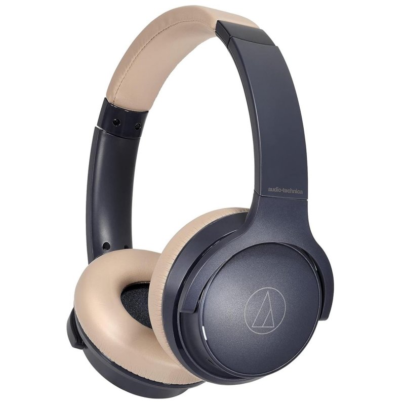 Audio-Technica ATH-S220BTNBG Wireless On Ear Headphones NAVY BEIGE
