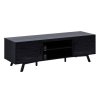 Sonora S40V65N 65" Wide Adjustable TV Stand BLACK
