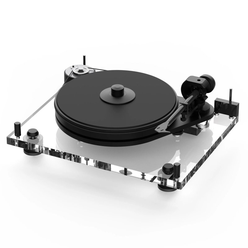 Pro-Ject 6 PerspeX Balanced Belt Drive Turntable Pick it MC3 Cartridge (SUPER PACK - PICK IT MC 3) CLEAR ACRYLIC