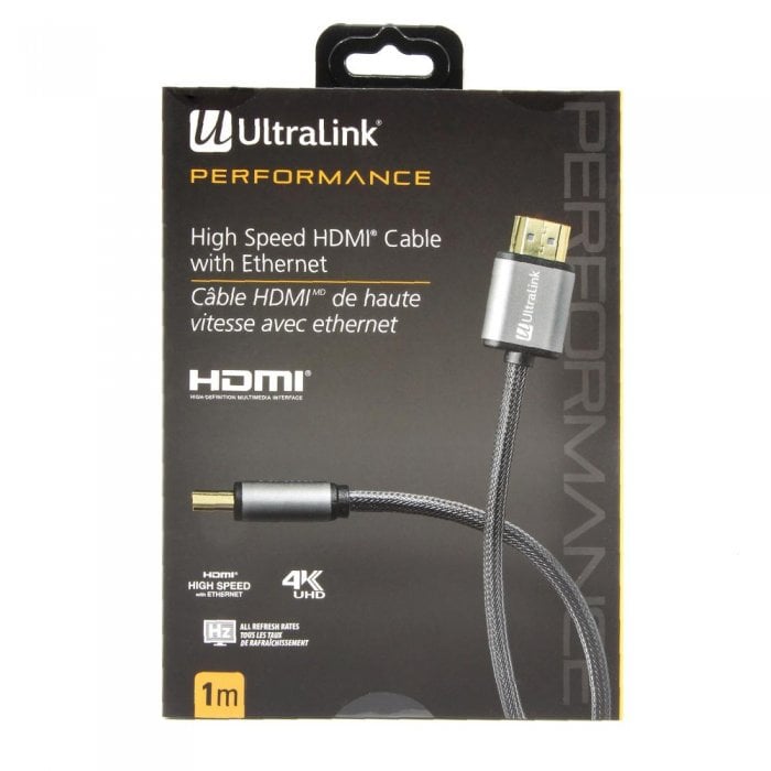 UltraLink ULP2HD1 Performance 4K UHD High Speed HDMI Cable (1M) - Click Image to Close