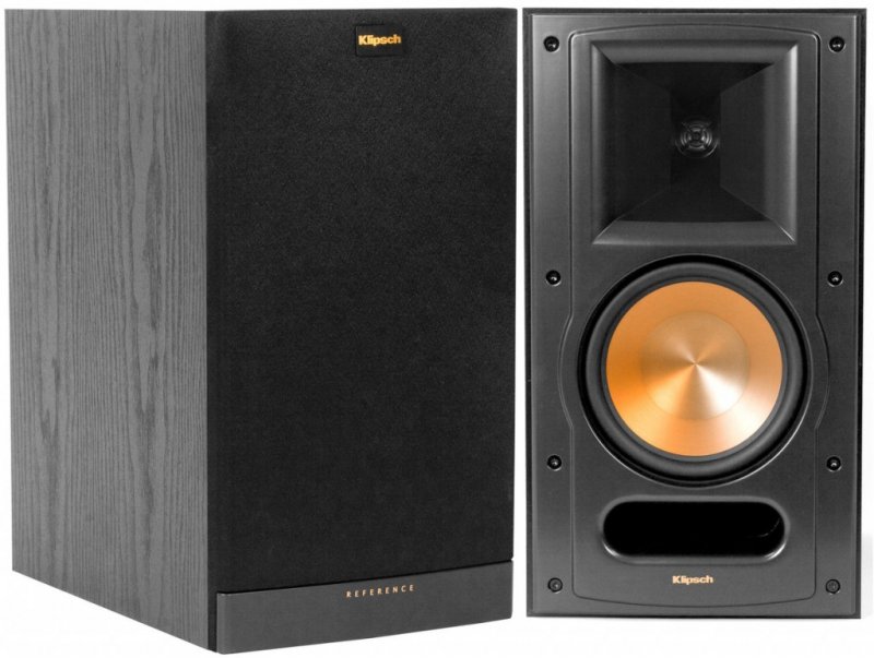 Klipsch RB-61 Reference II 6.5" Bookshelf Speakers Black Ash (Pair)