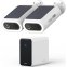 aosu SolarCam P1 Max 4K Solar Security Camera System with aosuCortex AI Hub (2 Cameras) WHITE