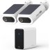 aosu SolarCam P1 Max 4K Solar Security Camera System with aosuCortex AI Hub (2 Cameras) WHITE