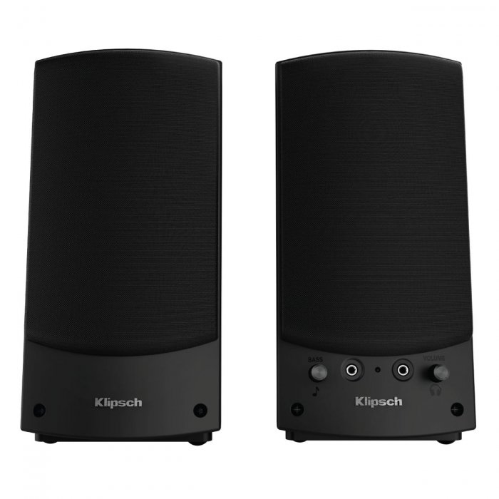 Klipsch Pro Media 2.0 Powered Computer Speakers with Bluetooth - Click Image to Close