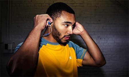 Description image for JBL Reflect Contour WIreless In-Ear Bluetooth Sport Headphones BLACK