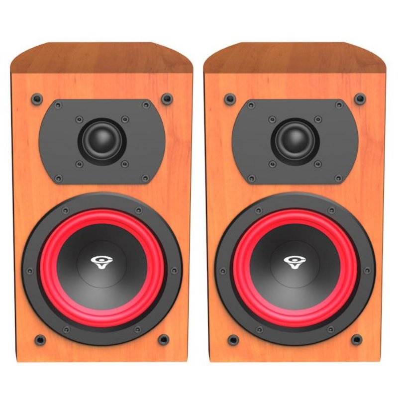 Cerwin Vega LA14 4-Inch 2-Way Bookshelf Speaker (Pair) COGNAC
