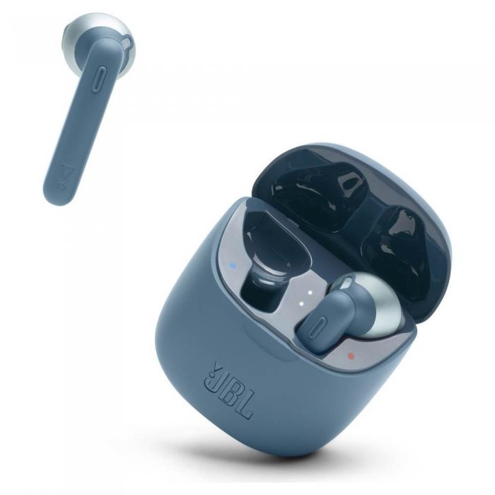 JBL Tune 225 True Wireless Earbud Bluetooth Headphones BLUE - Click Image to Close