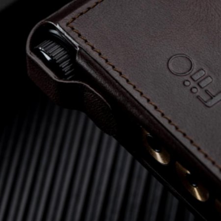 Description image for FiiO SK-M15A Genuine Leather Protective Case for M15 BROWN