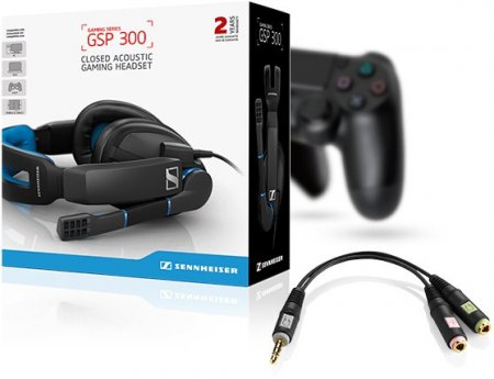 Description image for Sennheiser GSP 300 Over-Ear Gaming Headphones BLUE