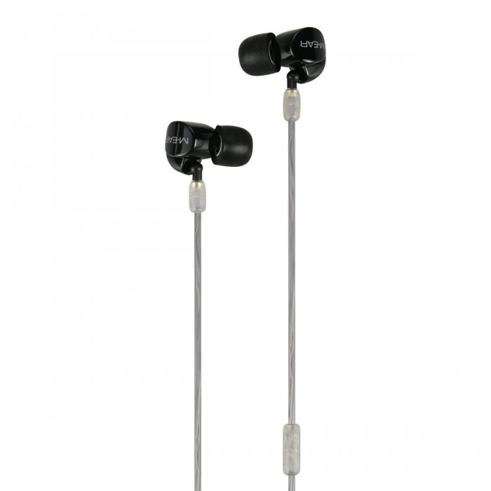 Audiolab M-EAR 2D In-Ear Mic Headphones BLACK - Click Image to Close