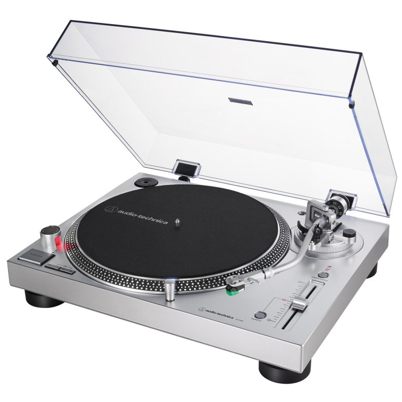 Audio-Technica AT-LP120XUSB-SV Direct-Drive Analog & USB Turntable SILVER