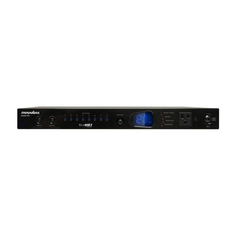 Panamax M4320-PRO 20A BlueBOLT Power Conditioner 8 Individually Controlled Outlets