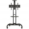 Rocelco VSTC Standard TV Cart for Screens up to 75"/100lbs