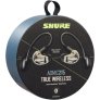Shure AONIC 215 True Wireless Audio Secure Fit Over-Ear In-Ear Headphones CLEAR