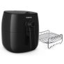 Philips HD9622/96 Airfryer Turbostar with Double-Layer Rack BLACK
