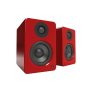 Kanto YU2GR Powered Desktop Speakers GLOSSY RED - Open Box