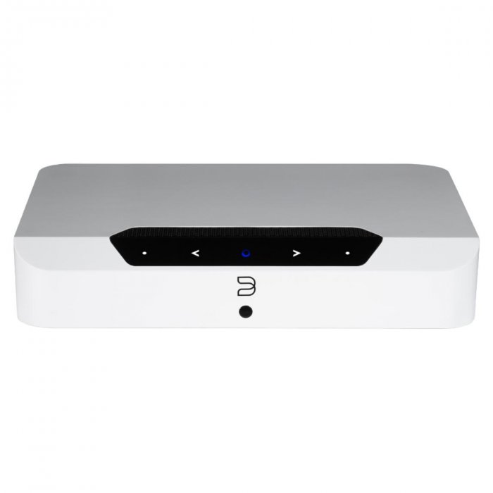 Bluesound POWERNODE EDGE Compact Wireless Music Streaming Amplifier WHITE - Click Image to Close