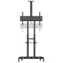Kanto MTM86PL Height Adjustable Rolling Cart for 55"-86" TVs BLACK