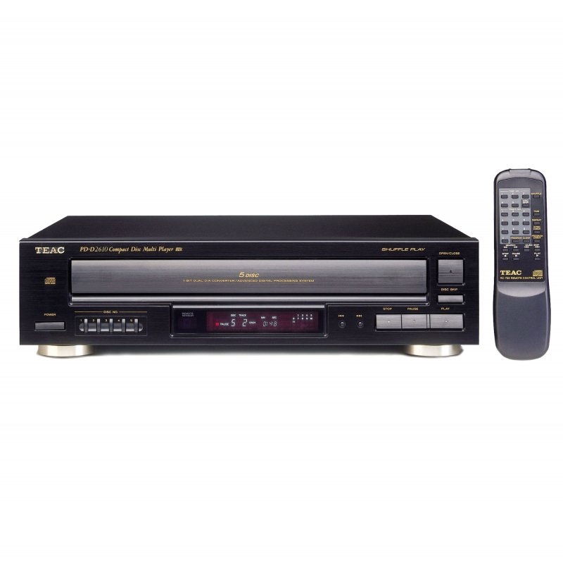 Teac PD-D2610 Home Stereo Component 5-Disk CD Changer