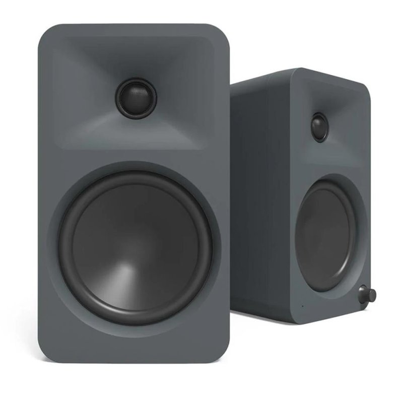 Kanto ORA4 2-Way Powered Bluetooth Speakers MATTE GREY (Pair) - Open Box