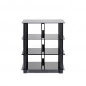 NorStone Epur 4 HiFi Cabinet 4 Shelves Rack (Each) BLACK SATIN
